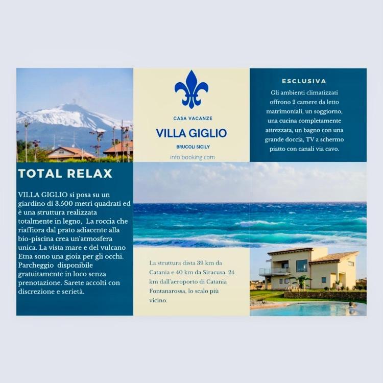 Villa Giglio Brucoli Exteriér fotografie